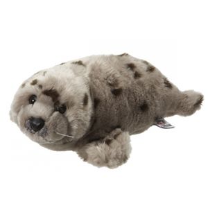 Knuffel zeehond met stippen 40 cm