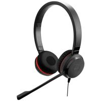 Jabra Evolve 20 SE MS Stereo - Special Edition On Ear headset Computer Kabel Stereo Zwart Ruisonderdrukking (microfoon) Headset, Microfoon uitschakelbaar