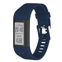 Smart Watch silicone polsband horlogeband voor Garmin Vivosmart HR + (donkerblauw)