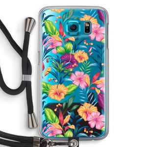 Tropisch 2: Samsung Galaxy S6 Transparant Hoesje met koord