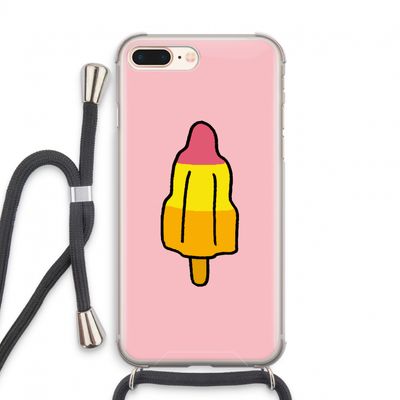 Raketijsje: iPhone 8 Plus Transparant Hoesje met koord