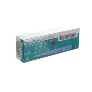 Scalpel S.m Disposable Steriel Nr15 10