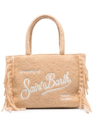 MC2 Saint Barth sac cabas à logo brodé - Tons neutres