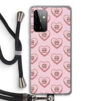 Chicks before dicks: Samsung Galaxy A72 5G Transparant Hoesje met koord