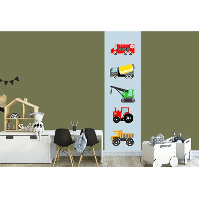 Designed4Kids behangbaan voertuigen