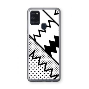 Pop Art #5: Samsung Galaxy A21s Transparant Hoesje