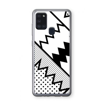 Pop Art #5: Samsung Galaxy A21s Transparant Hoesje