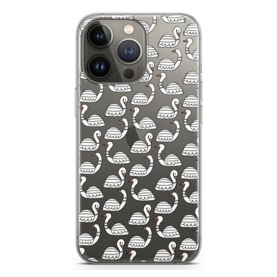 Zwanen: iPhone 13 Pro Transparant Hoesje