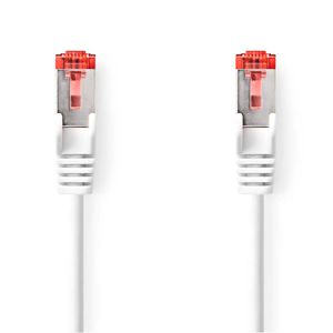 Nedis CCGB85330WT50 Cat6a-kabel S/ftp Rj45 Male Rj45 Male 5.00 M Rond Lszh Wit Doos