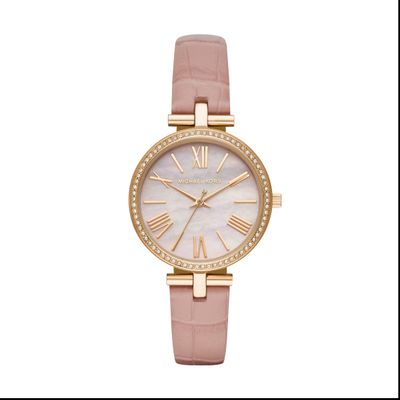Horlogeband Michael Kors MK2790 Leder Roze 14mm