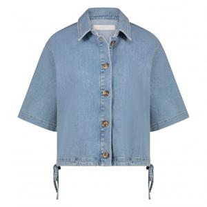 Nukus - Blauw | Dames | Jasje | Blauw | L | regular | Kamst mode