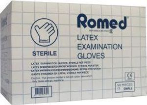 Romed Latex handschoen steriel S (50 st)