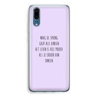 Sprong: Huawei P20 Transparant Hoesje