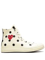 Comme Des Garçons Play x Converse baskets montantes Chuck 70 - Blanc - thumbnail