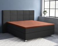 Primaviera Deluxe Topper Satijn Hoeslaken Bruin 90 x 200