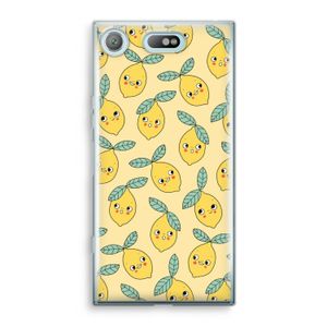 Citroenen: Sony Xperia XZ1 Compact Transparant Hoesje