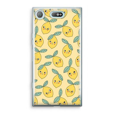 Citroenen: Sony Xperia XZ1 Compact Transparant Hoesje