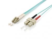Equip 255317 Glasvezel kabel 15 m 2x LC 2x SC OM3 Turkoois - thumbnail