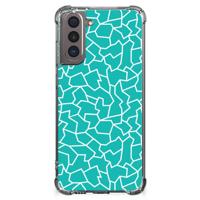 Samsung Galaxy S21 Back Cover Cracks Blue Samsung Galaxy S21 Back Cover Cracks Blue