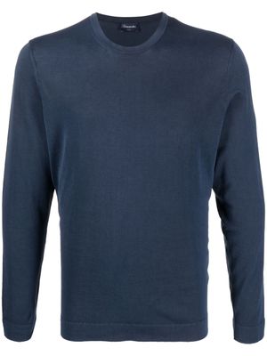 Drumohr t-shirt à manches longues - Bleu