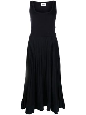 Claudie Pierlot robe longue plissée - Bleu