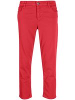 Prada Pre-Owned pantalon slim à coupe courte (années 2000) - Rouge - thumbnail