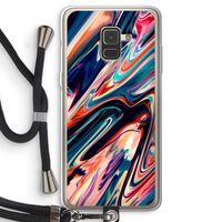Quantum Being: Samsung Galaxy A8 (2018) Transparant Hoesje met koord