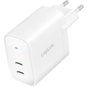 LogiLink PA0282 oplader voor mobiele apparatuur Mobiele telefoon, Tablet Wit AC Snel opladen Binnen