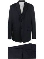 Jil Sander costume à veste à simple boutonnage - Bleu - thumbnail