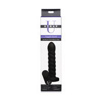 XR Brands Smooth Swirl - Silicone Dildo with Remote Control - thumbnail