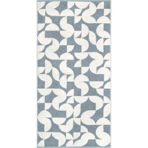 Cawö Cawo Studio gemustert 6251 Douchelaken 70x140 nordic blue