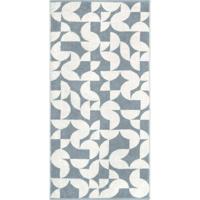 Cawö Cawo Studio gemustert 6251 Douchelaken 70x140 nordic blue