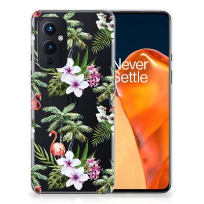 OnePlus 9 | TPU Hoesje | Flamingo Palms