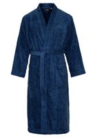 Kimono donkerblauw unisex – badstof katoen