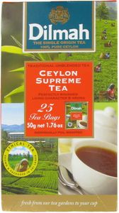 Dilmah Thee Ceylon Supreme 25 zakjes