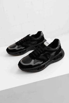 Iceberg Hawk Sneakers Heren Zwart - Maat 44 - Kleur: Zwart | Soccerfanshop