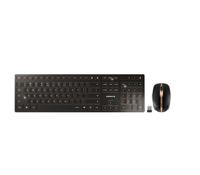 CHERRY DW 9100 SLIM toetsenbord Inclusief muis Universeel RF-draadloos + Bluetooth QWERTY Amerikaans Engels Zwart