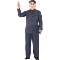 Verkleedset Kim Jong Un voor heren 48-50 (XL)  -