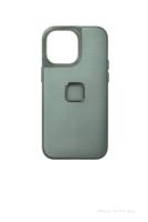Peak Design - Mobile Everyday Fabric Case Iphone 14 Pro Max - Charcoal Sage