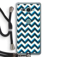 Onderbroken lijn: Sony Xperia XZ2 Compact Transparant Hoesje met koord