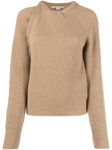 Stella McCartney pull à détail noué - Marron