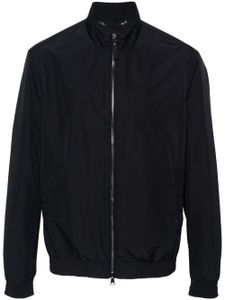 Canali veste imperméable à patch logo - Bleu