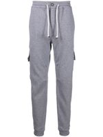 Brunello Cucinelli pantalon de jogging cargo à lien de resserrage - Gris