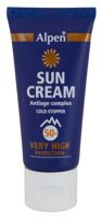 Alpen Sun Cream F50+ Very High Zonnebrand Blauw 30 ml