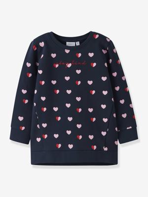 Tuniek sweater meisje NMFLIA NAME IT marineblauw