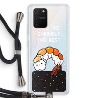 You're Shrimply The Best: Samsung Galaxy S10 Lite Transparant Hoesje met koord