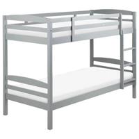 Beliani - REGAT - Stapelbed - Grijs - 90 x 200 - Grenenhout