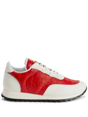 Giuseppe Zanotti baskets Jimi Running - Rouge