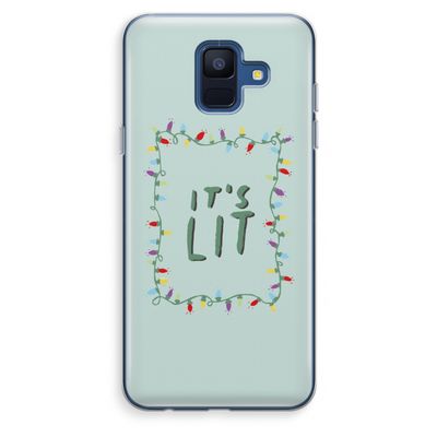 It's Lit: Samsung Galaxy A6 (2018) Transparant Hoesje