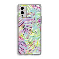 Tropical Palms Blue: OnePlus 9 Transparant Hoesje Tropical Palms Blue: OnePlus 9 Transparant Hoesje